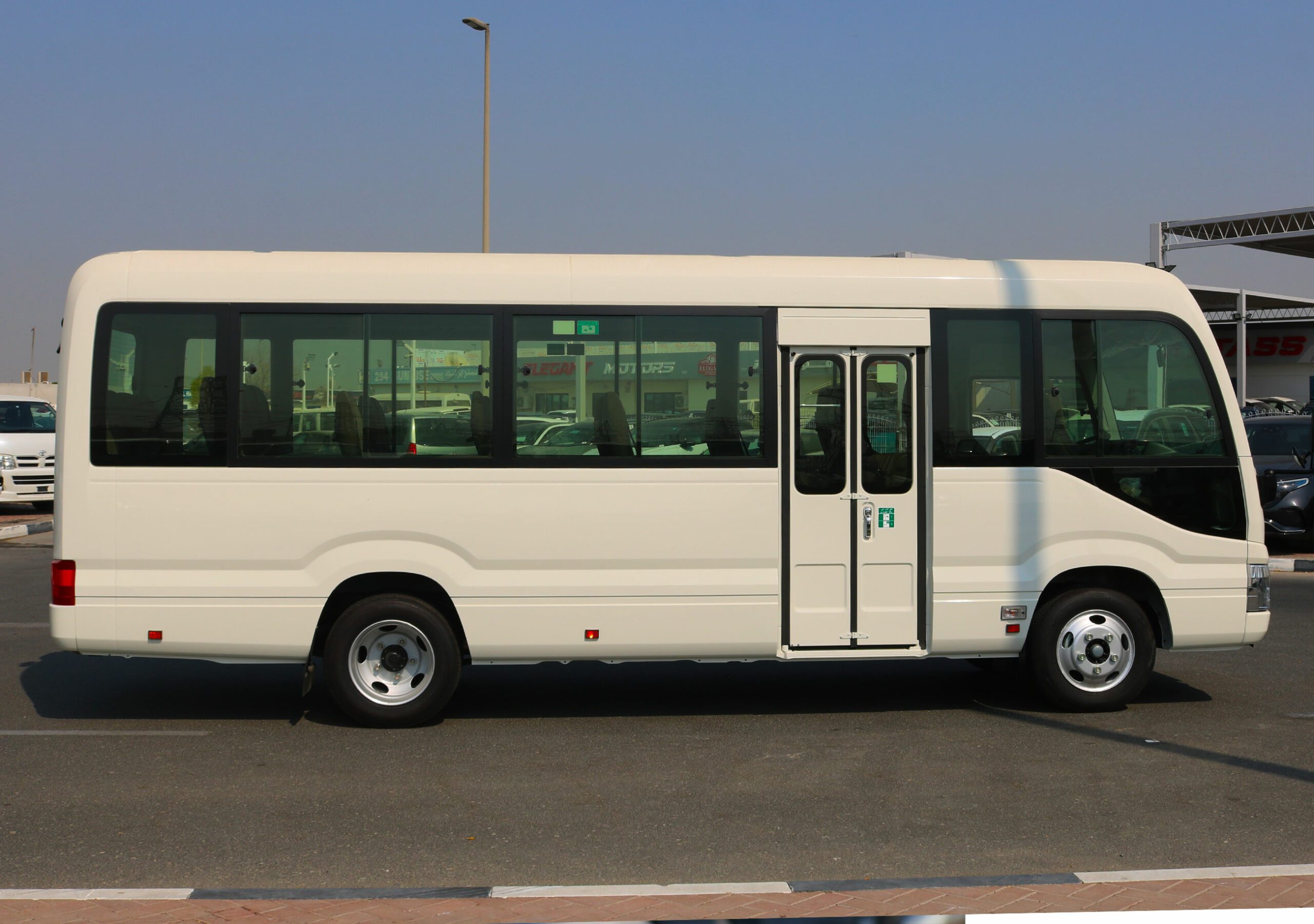 Toyota Coaster 2023 – White