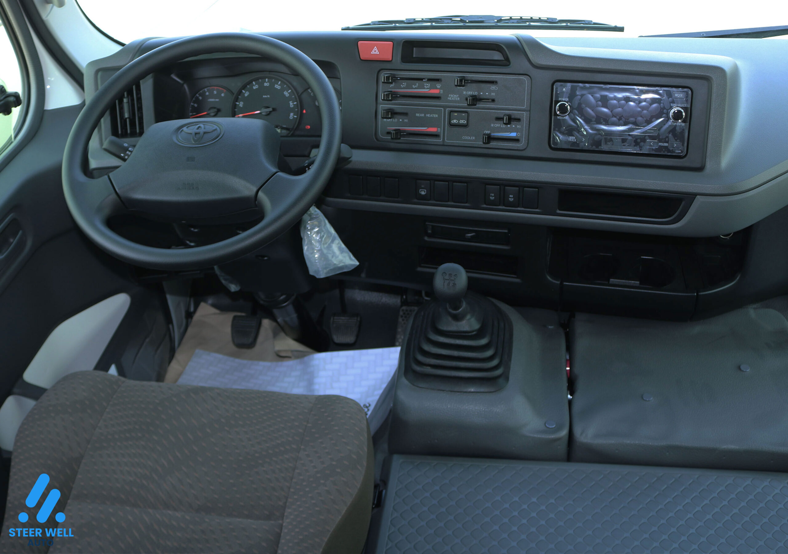 Toyota Coaster 2024 23 Seater  – White