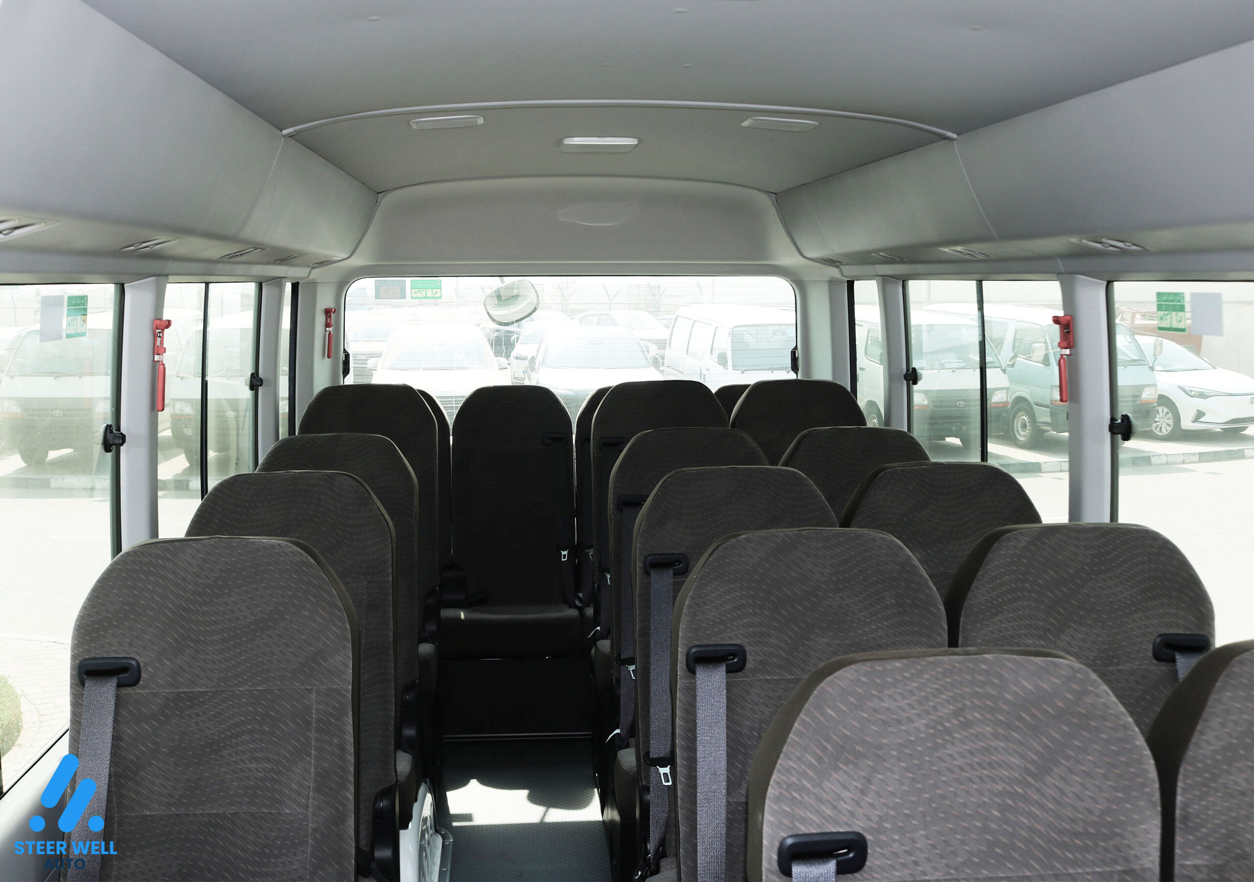 Toyota Coaster 2024 23 Seater  – White