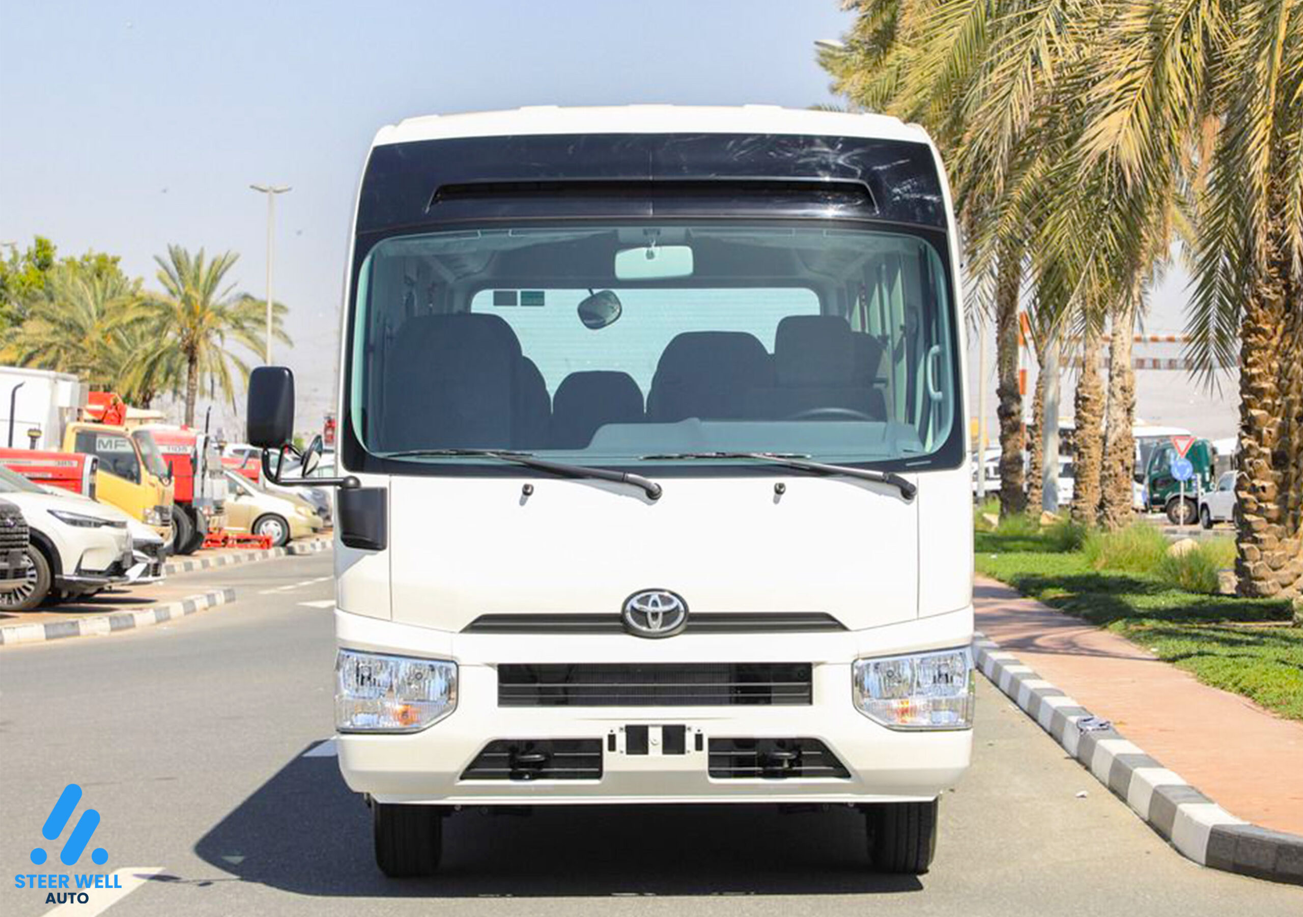 All New 2024 Toyota Coaster 23 Seater For Sale In UAE
