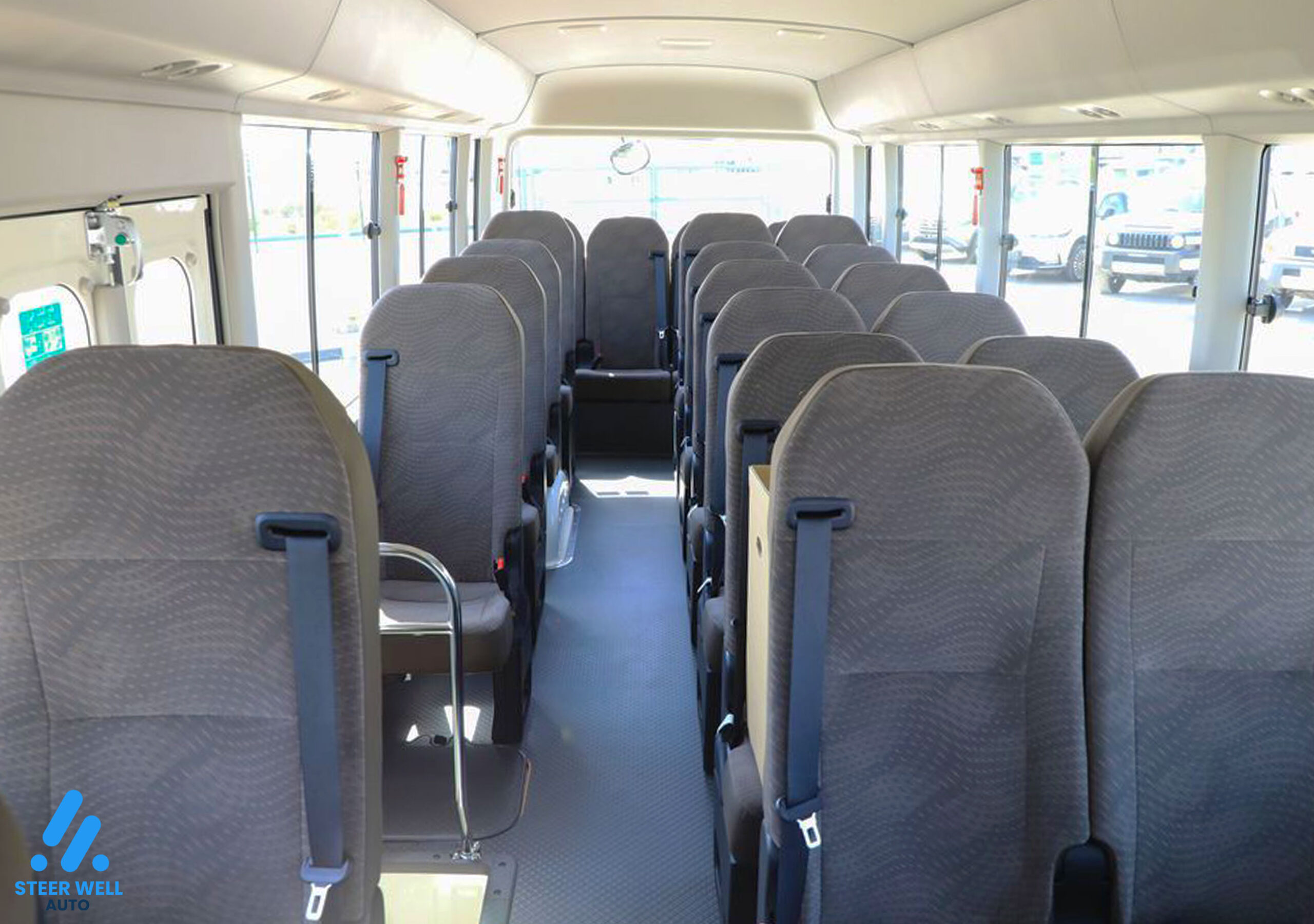 All New 2024 Toyota Coaster 23 Seater For Sale In UAE