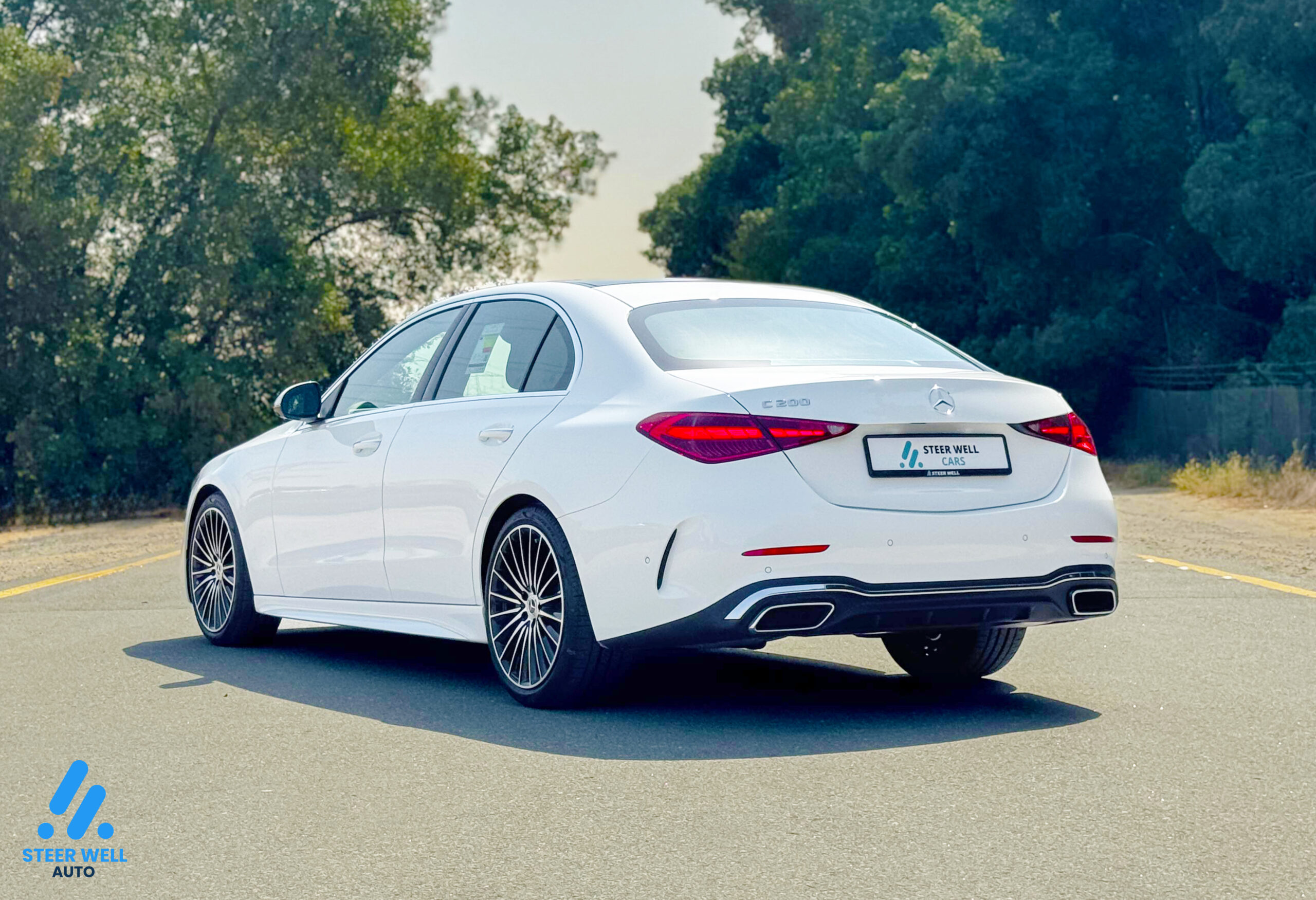 2025 Mercedes C200 White