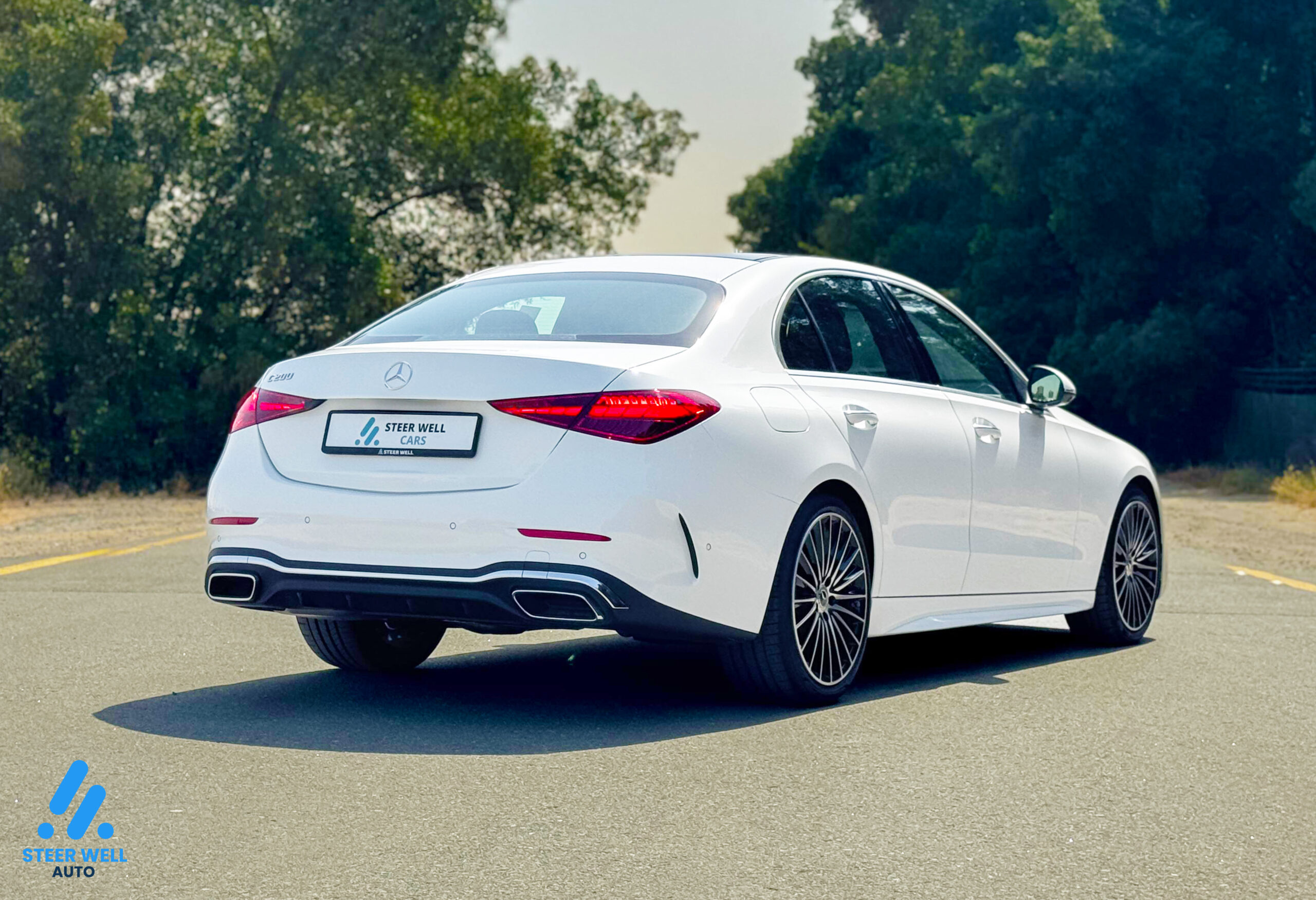 2025 Mercedes C200 White