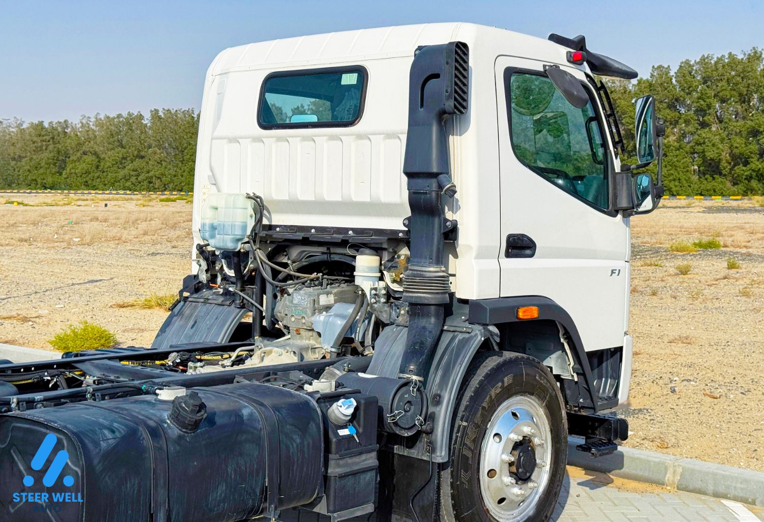 2022 Mitsubishi Fuso F1 8 Ton  Bare Chases Truck  3.9L 4D37 Engine